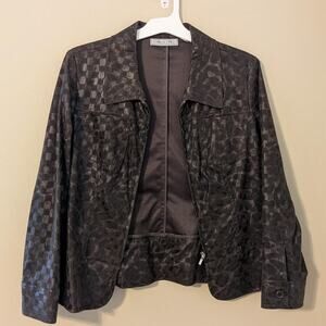 Birch hill Brown/Black Patterned Jacket